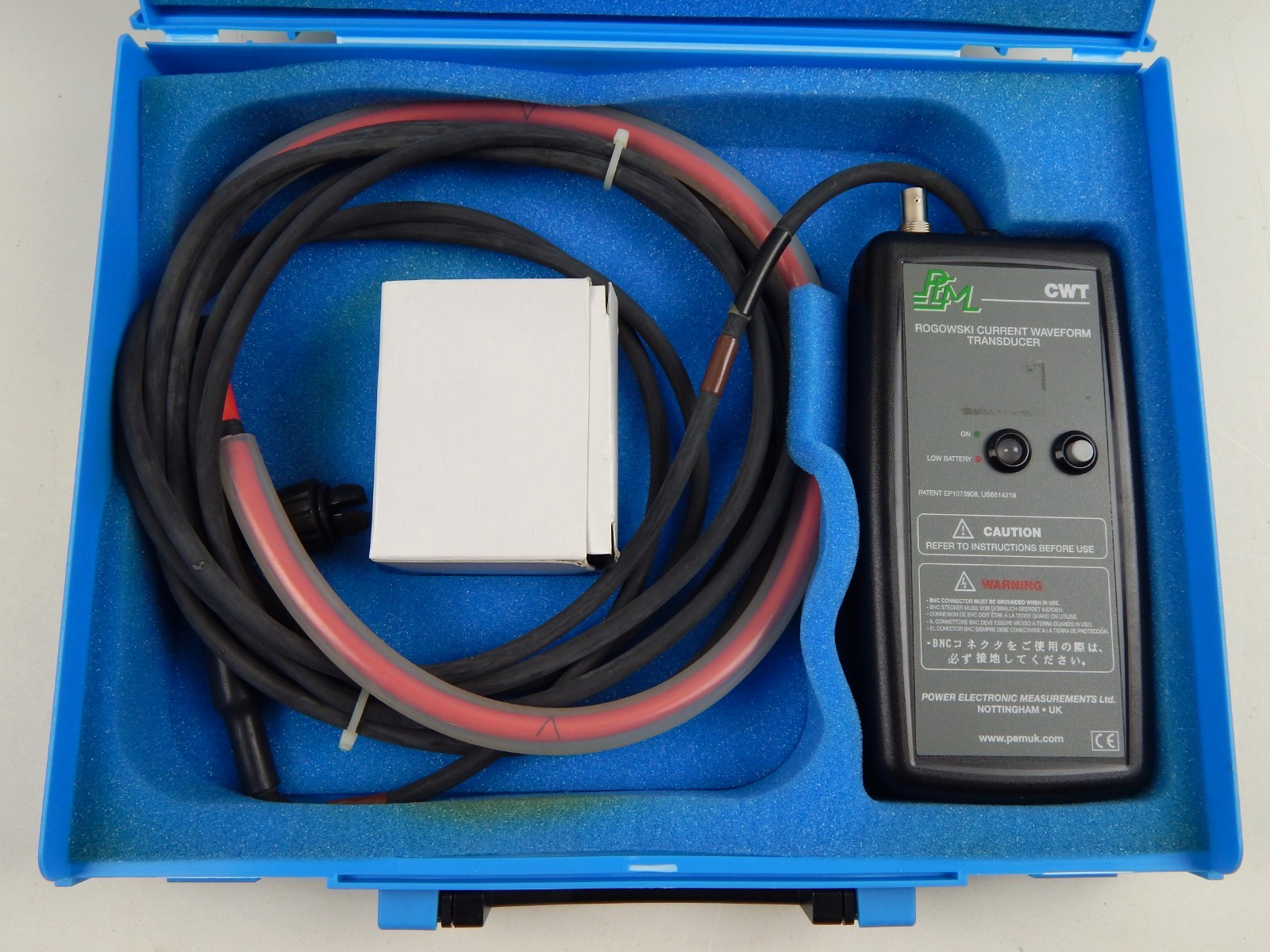 PEM CWT 60B Rogowski Current Waveform Transducer 0.5mV/A 10kV Peak 12.0kA I