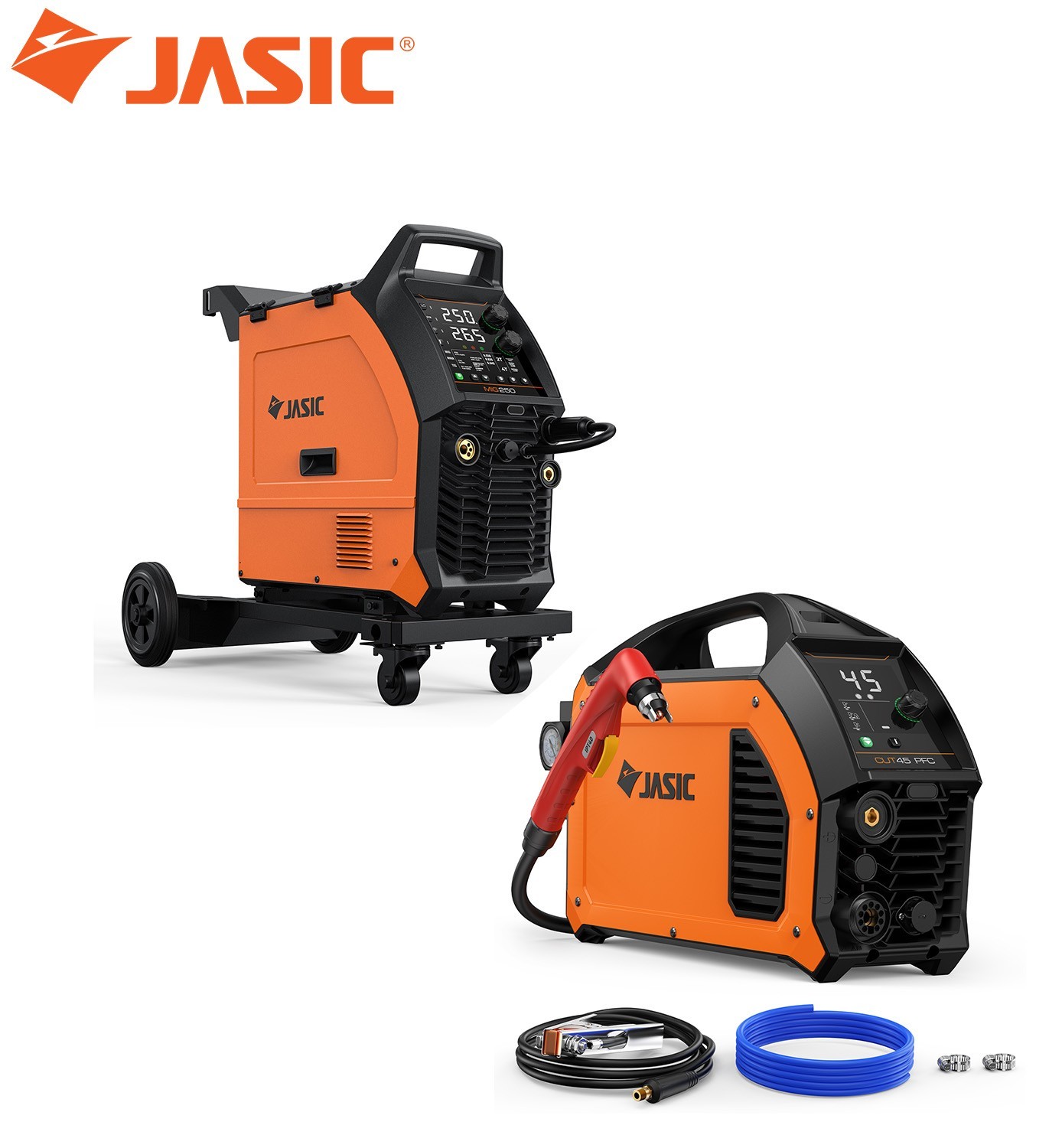 JASIC MIG Welder + Plasma Cutter PFC Welding/Cutting Machine for 95-265V Voltage