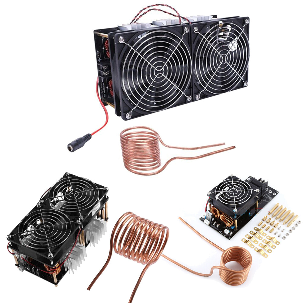 1000W/1800W/2500W ZVS Induction Heating Board Module Heater Fan DIY Kit
