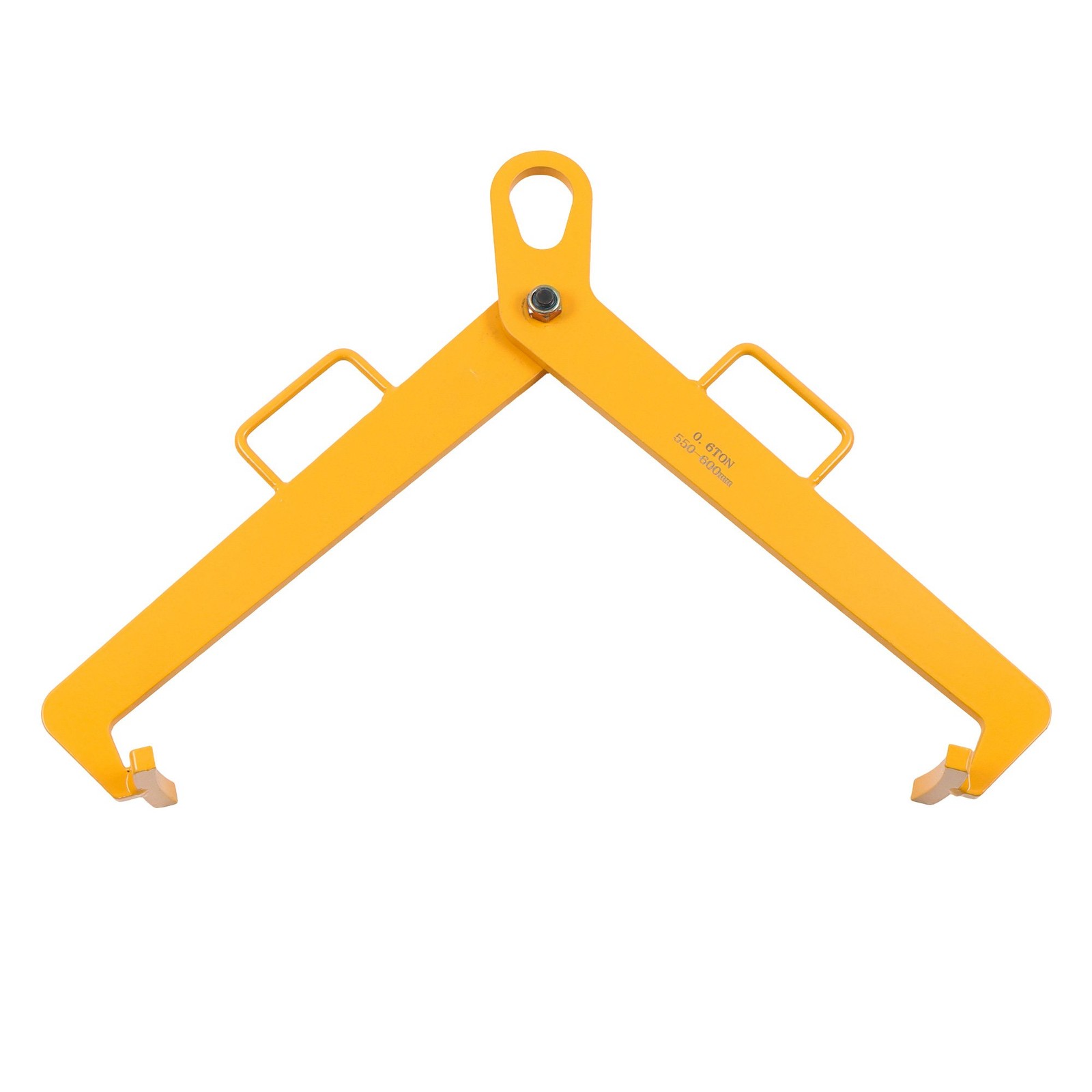 Vertical Drum Clamp 55 gallons 0.6t 550-600mm diameter Steel Yellow