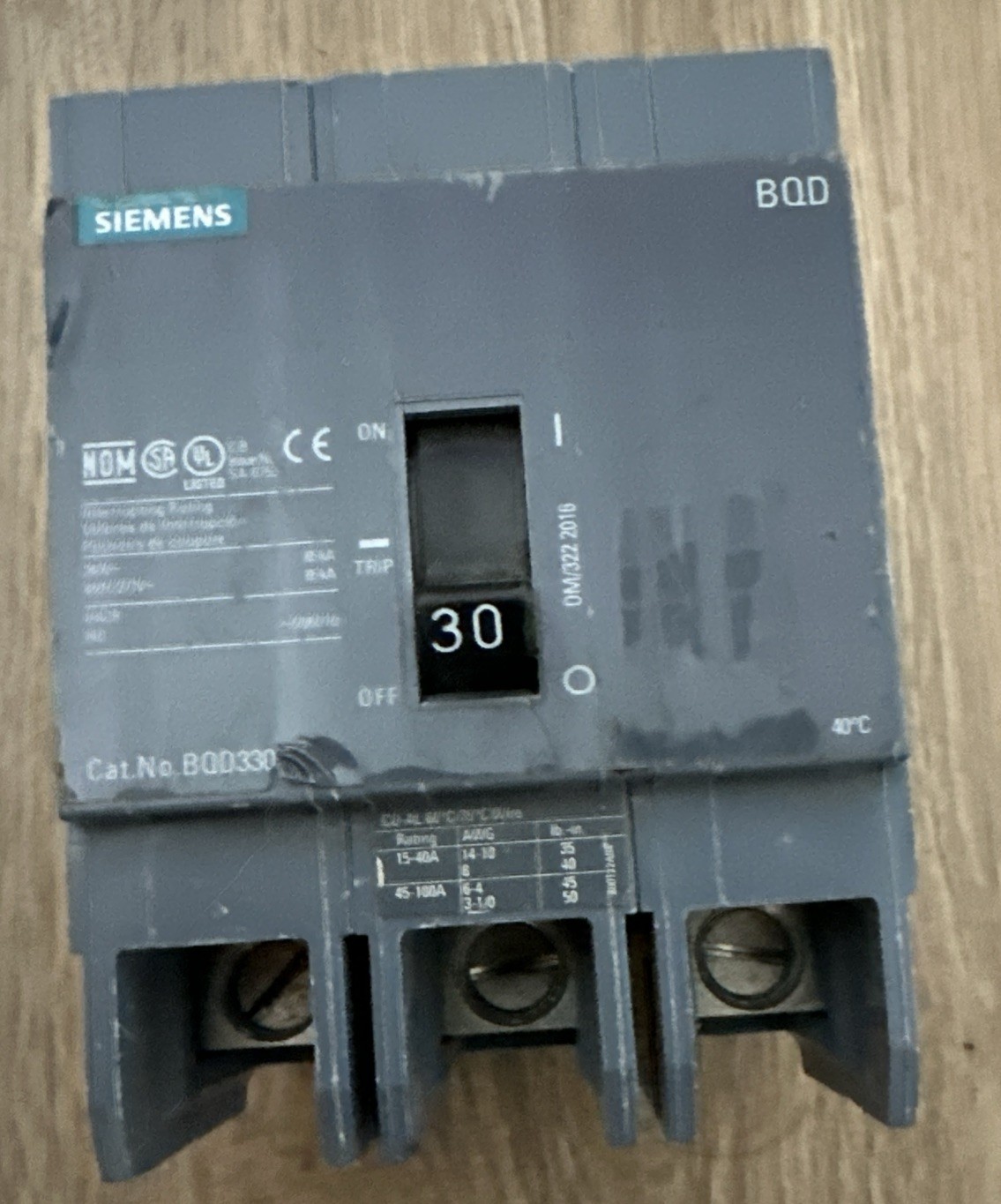 SIEMENS BQD330