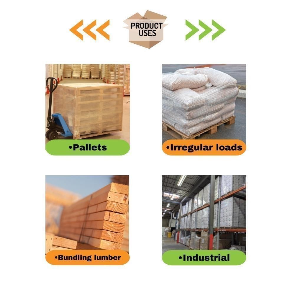 Shrink Wrap Extended Core Pallet Stretch Film Clear Select: Size & Rolls