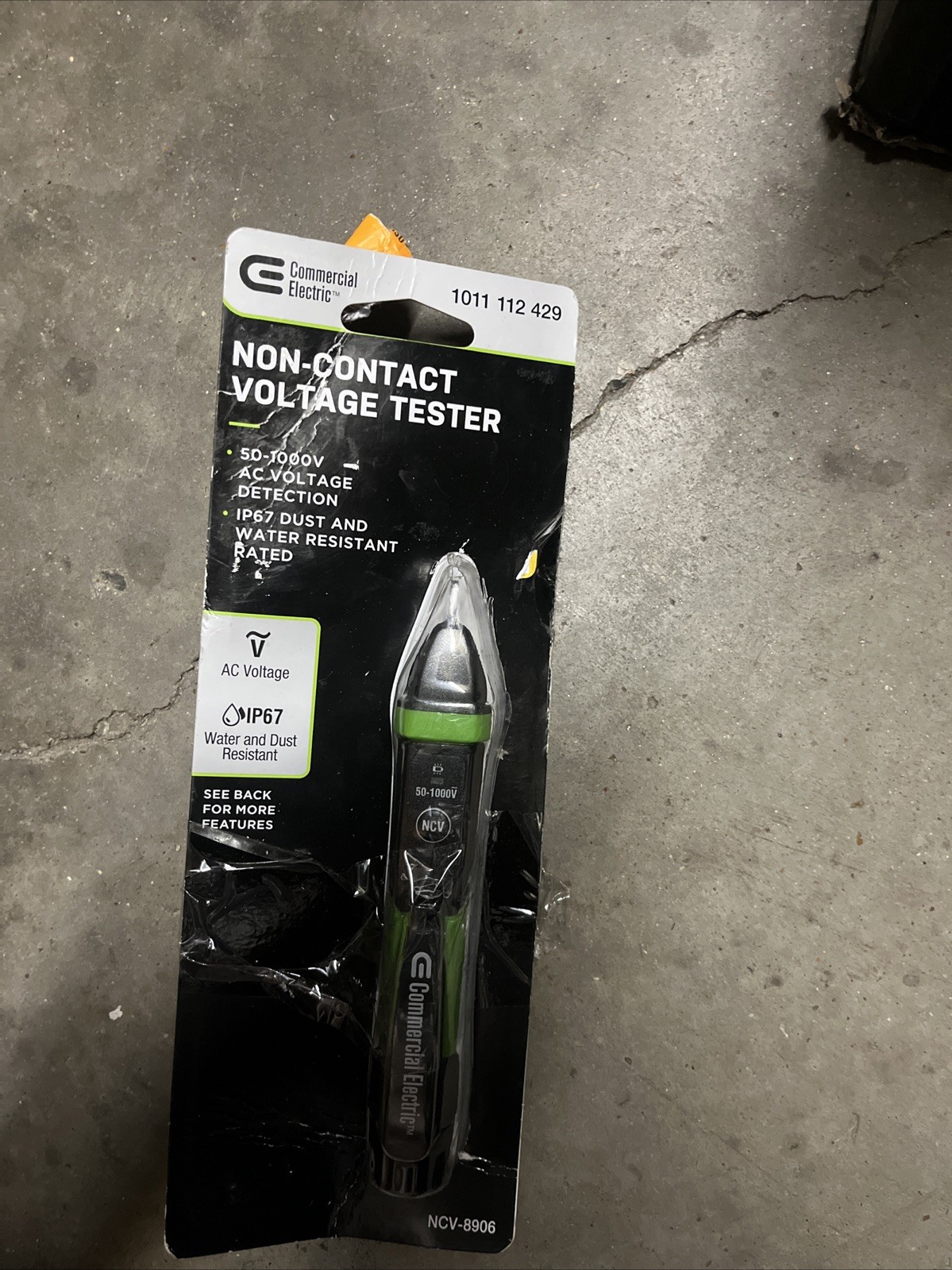 Commercial Electric Non-Contact Voltage Tester Pen 50V to 1000V AC NCV-8906 OB
