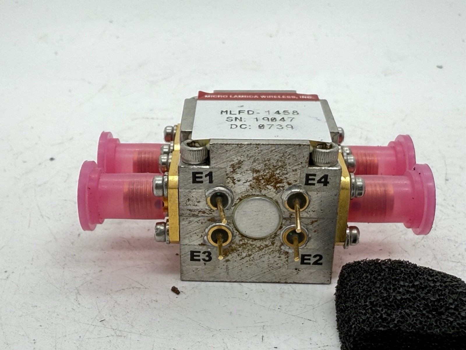 Micro lambda MFLD-1459 2.4-3.8 GHz rf yig tuned filter
