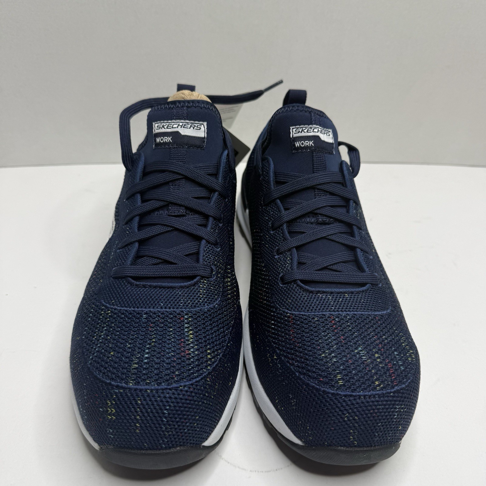 Skechers Work Bulklin Balran Comp Toe Shoes Women’s 6.5 Navy 108033/NVW New