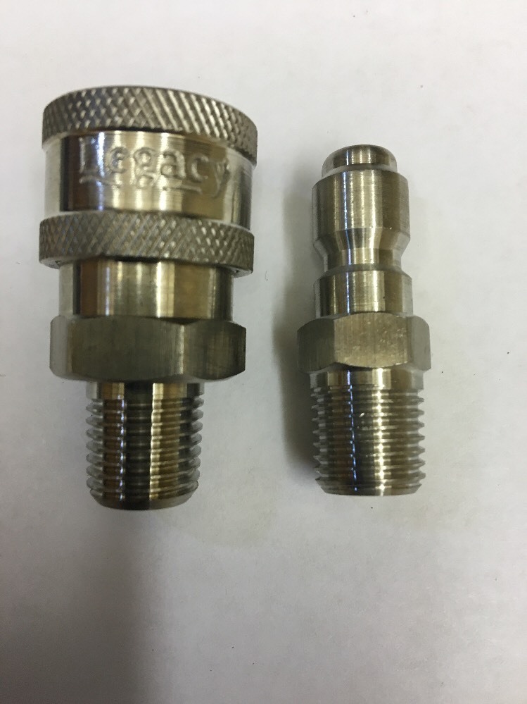 Stainless 1/4 Quick Coupler W/Plug 1/4 6000 psi – 8.707-110.0 Pressure Washer