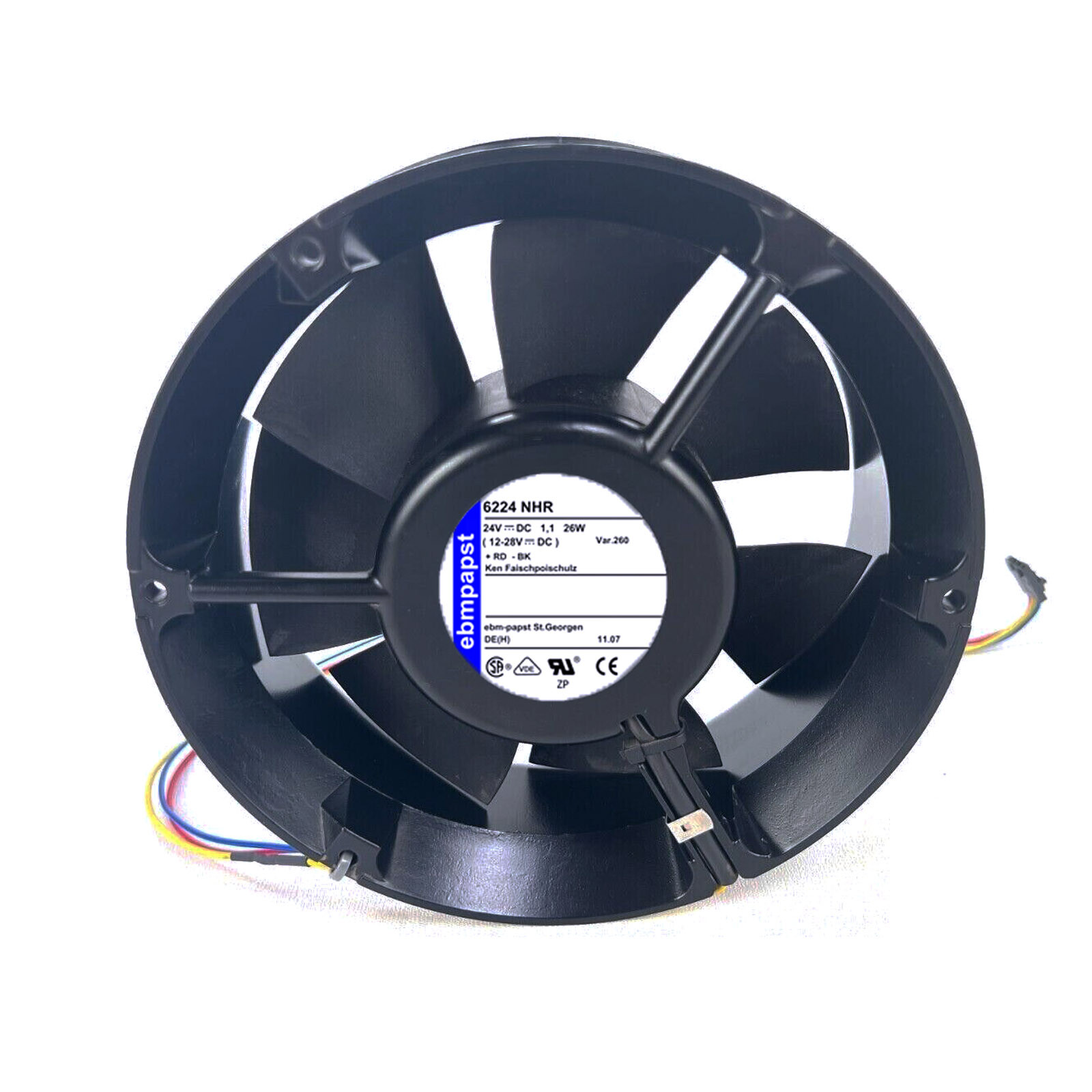For new 6224NHR High-end equipment aluminum frame fan DC24V 26W 172*51MM