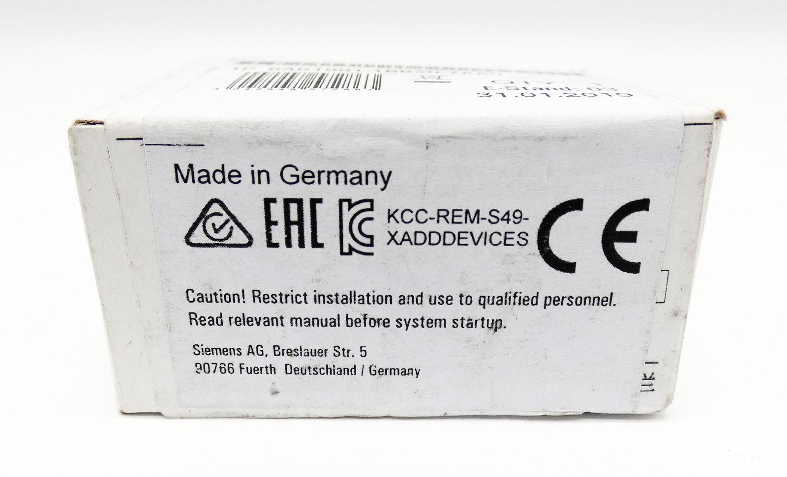 Siemens Siplus NET 6AG1901-1BB20-7AA0 E:03 RJ45 Plug 90 2×2 -sealed-