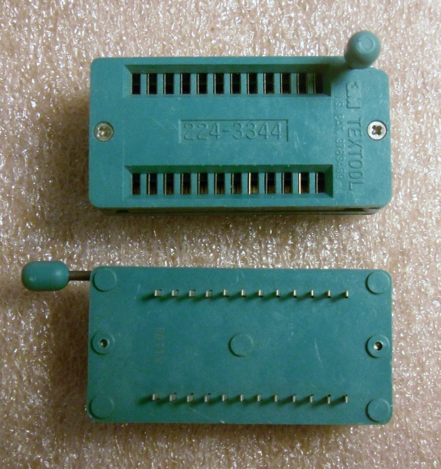 ZIF – Zero Insertion Force Sockets – TexTool – Aries – Yamaichi – AMP – NEW