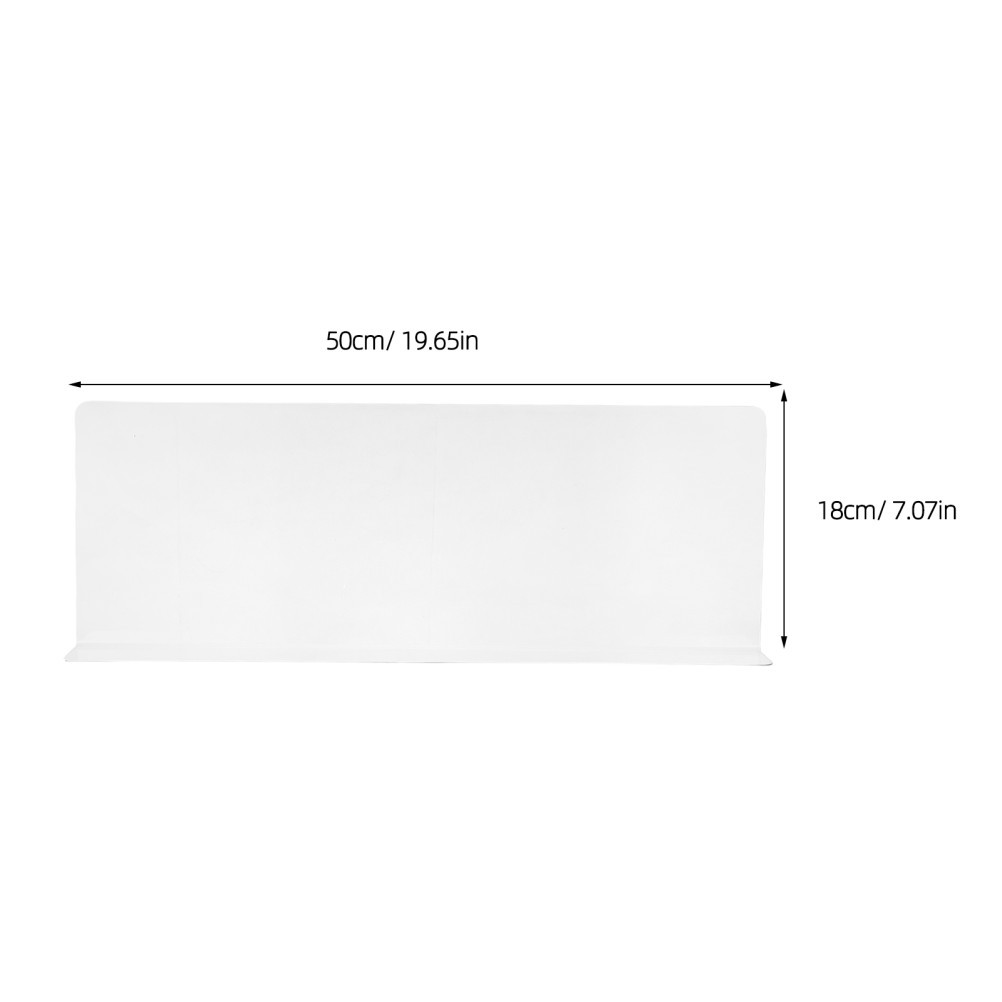 Acrylic Water Shield Kitchen Sink Backsplash Guard Wall Restaurant