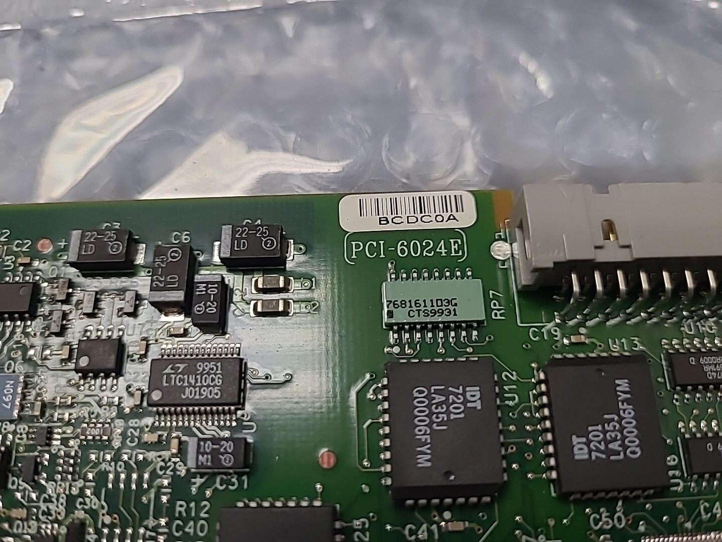 National Instruments PCI-6024E Multifunction I/O Device Analog And Digital Card