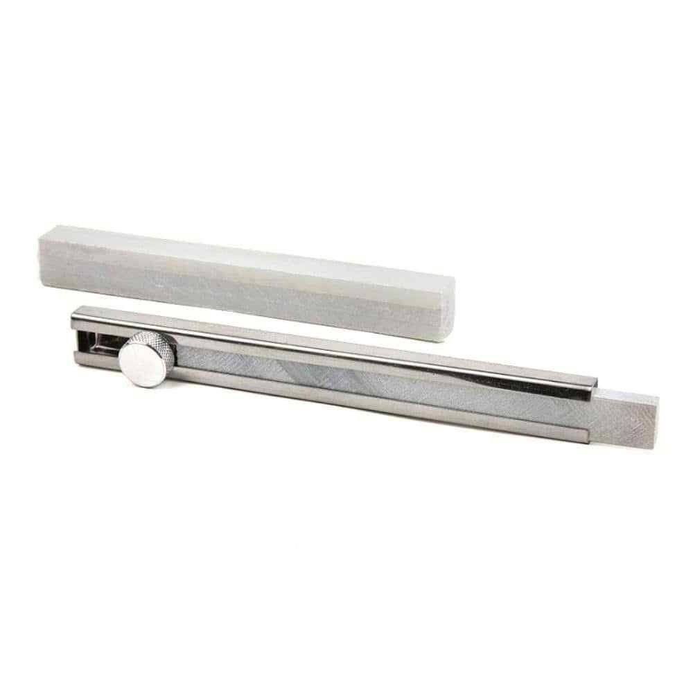 Flat Soapstone Holder Soap Stones Welding Marking Steel Built-In Sharpener Steel