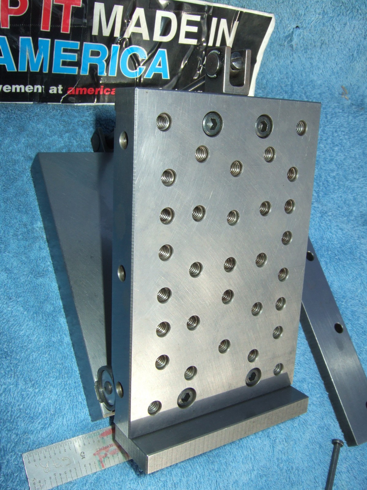 HERMANN SCHMIDT PNM4X6 Single Angle Adjustable Sine Plate Used $1150 WHEN NEW Q2