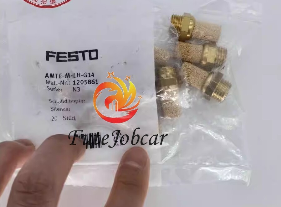 20Pcs/bag New FESTO AMTE-M-LH-G14 1205861 muffler
