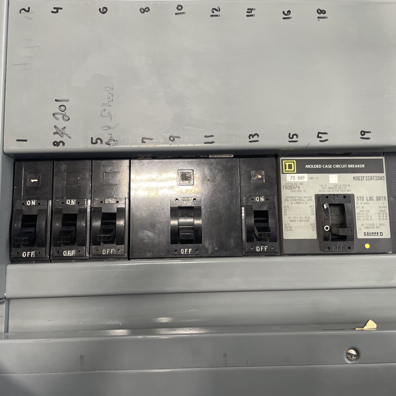 Square D 400A I-Line Panelboard 277/480V 3Ph 4W MLO – 400 Amp