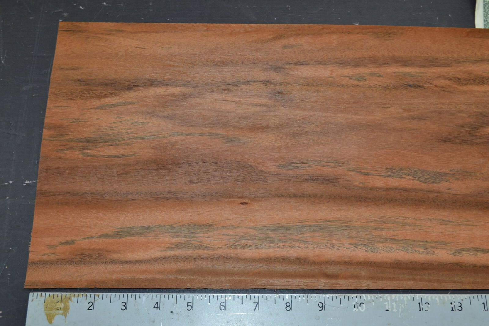 Tigerwood Raw Wood Veneer Sheet 9 x 35 inches 1/42nd UGLY! 7649-34