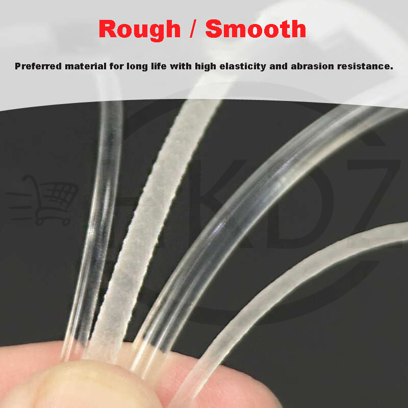 PU Solid Round Belts Polyurethane Drive Belting Diameter 2mm-12mm Rough / Smooth