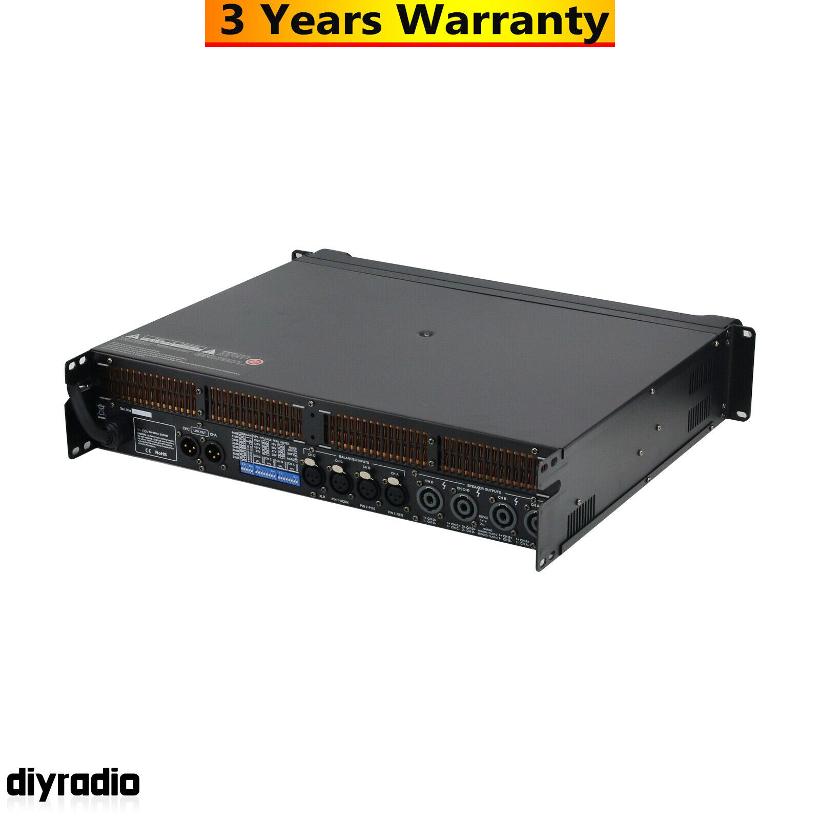 FP6000Q High Performance Switching Pro Power Amplifier Four-Channel PA Speakers
