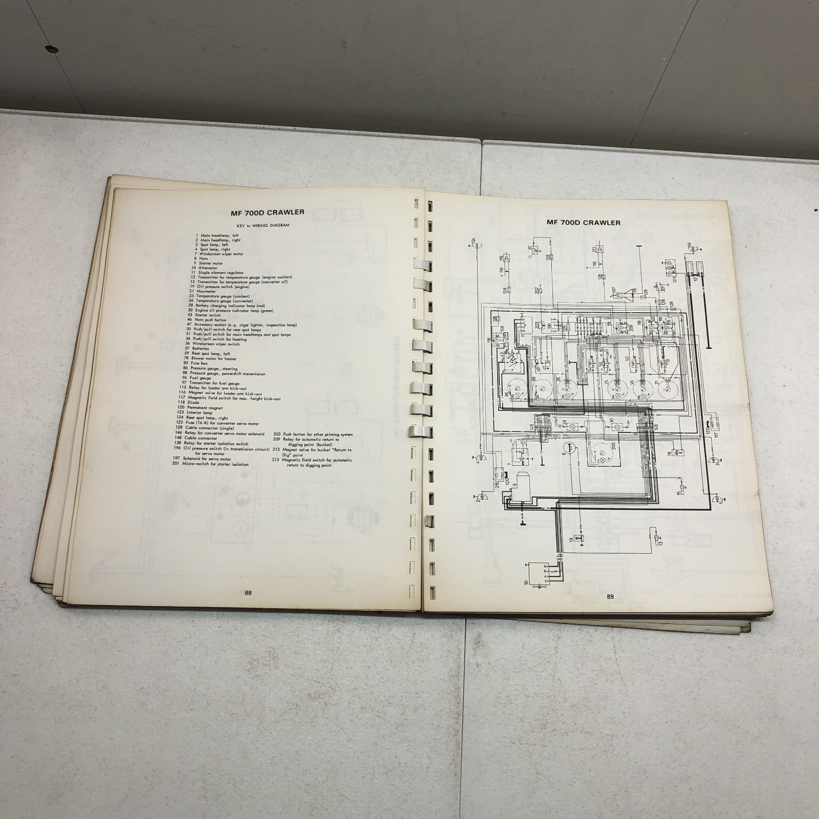 Massey Ferguson / Massey Harris Electrical Wiring Diagrams Service Manual