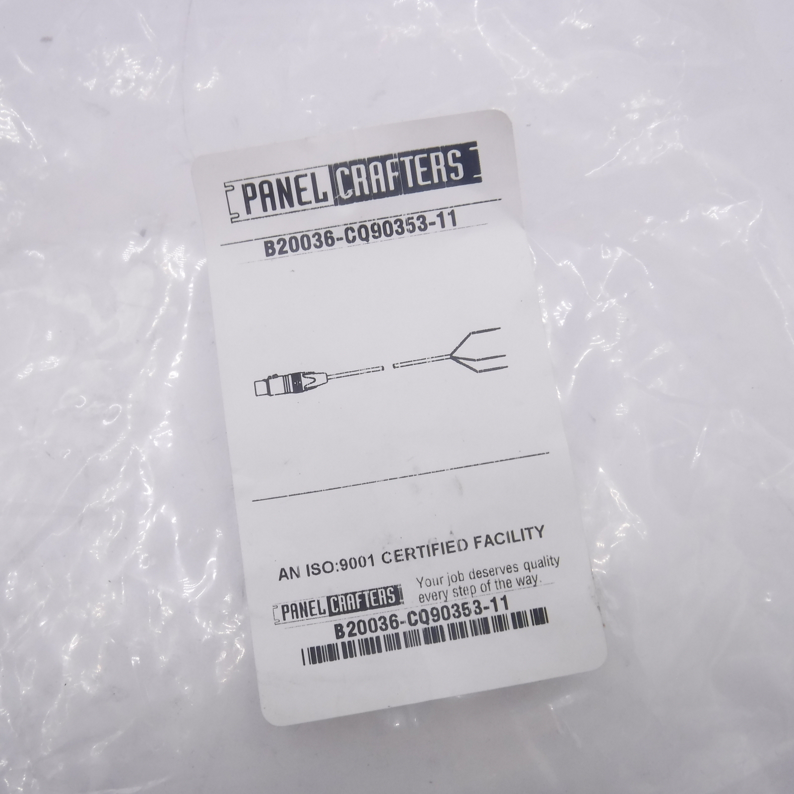 50′ Panel Crafters XLR 3-Pin To Blunt Install Cable 22 AWG Shielded Audio Cable