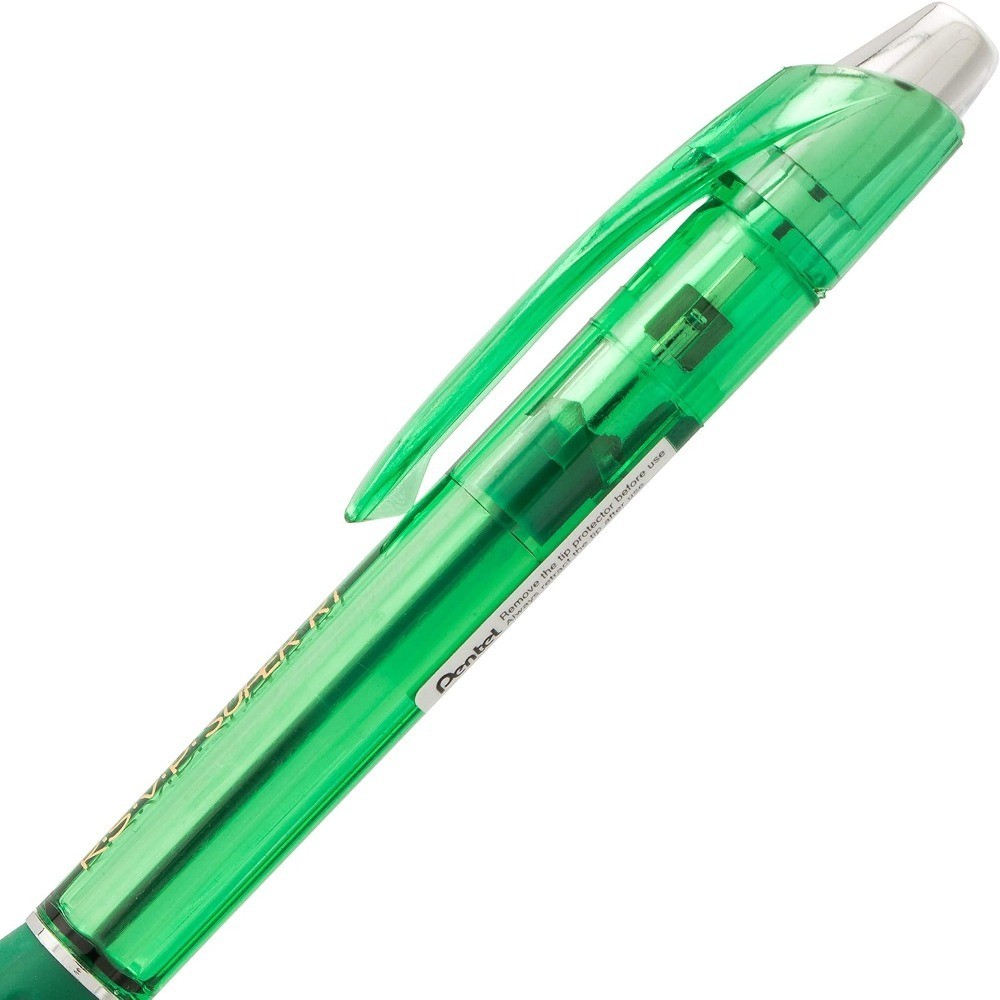 Medium Point Ballpoint Pens, Green Ink, 1.0mm Tip, 2-Pack Office School Writing