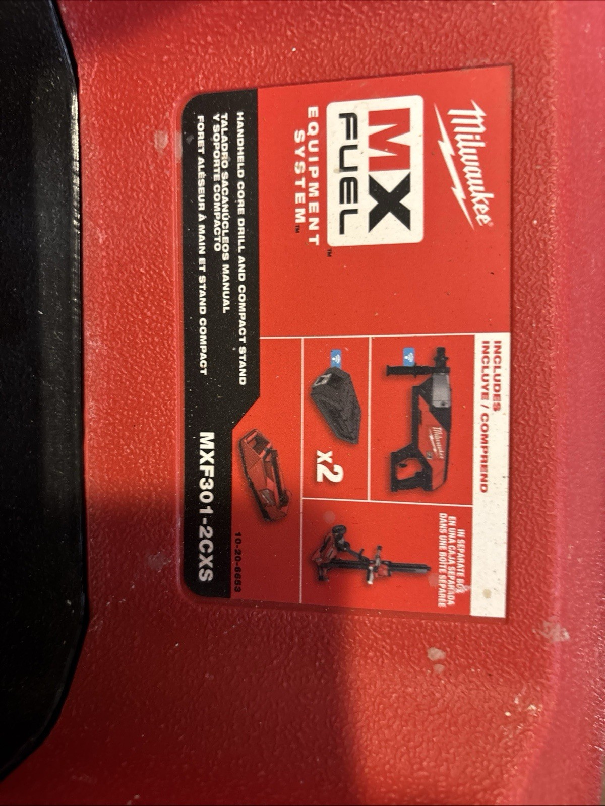 Milwaukee MX FUEL Handheld Core Drill Kit with Stand SKU# MXF301-2CXS
