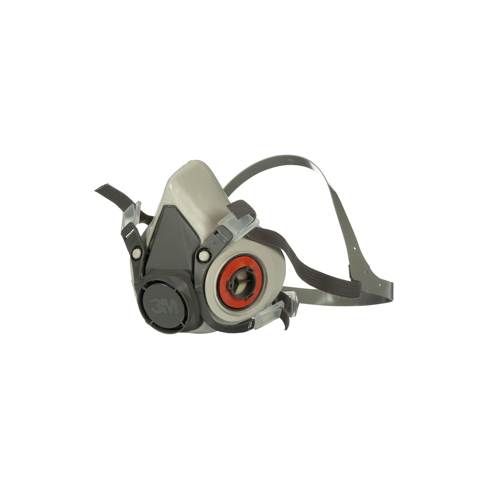 3M 6200 Half-Face Reusable Respirator, NIOSH, Bayonet, 4-Point, Medium