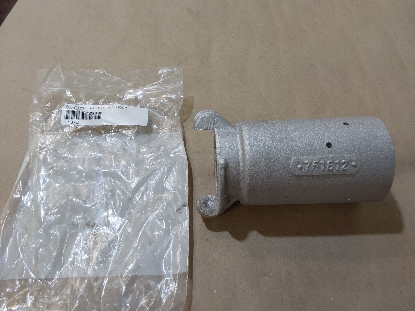 Empire 751102 Aluminum Hose Coupling 1-1/4″