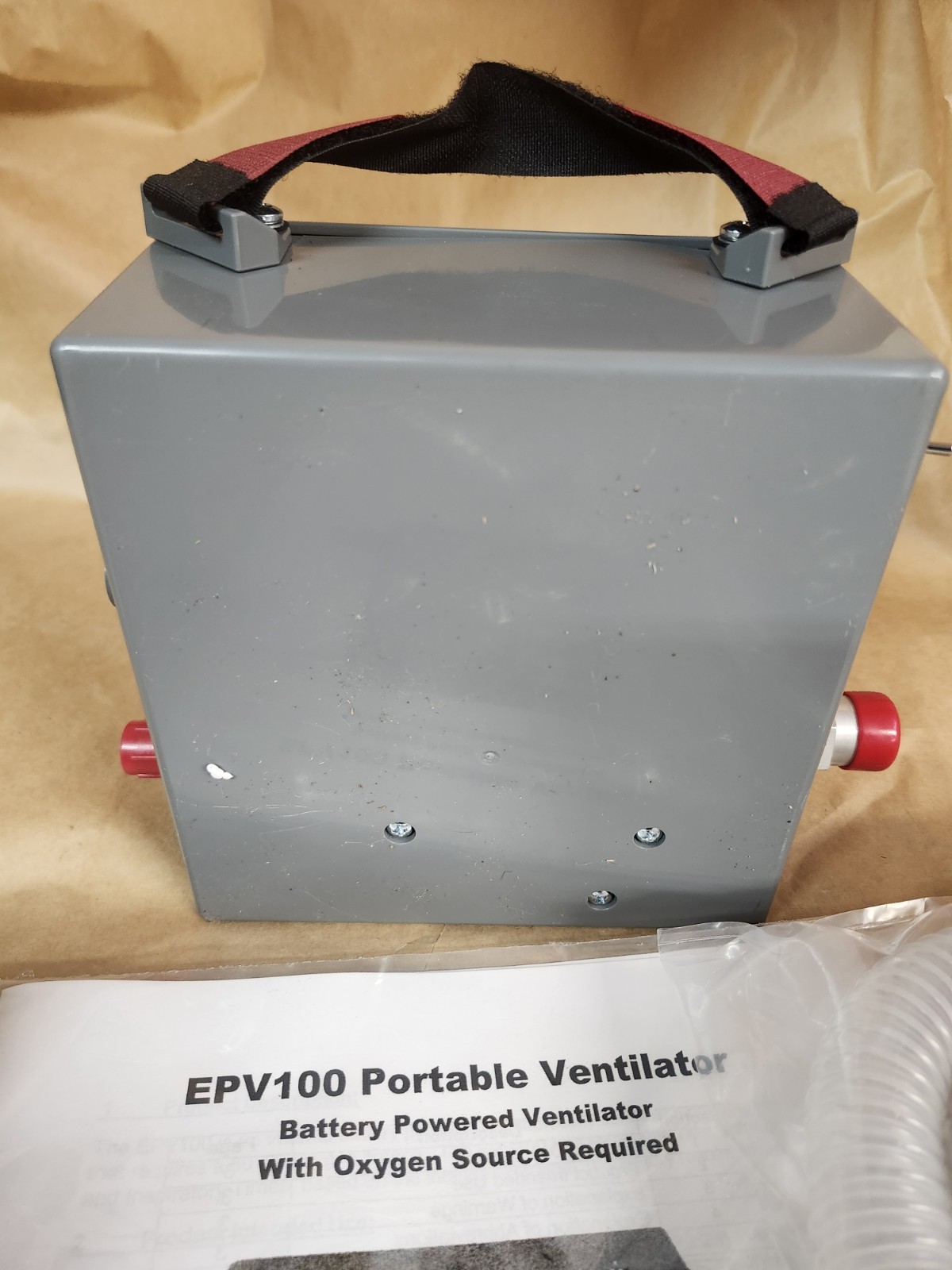 Allied Healthcare Vent EPV100 in open box with Power Supply Never Used