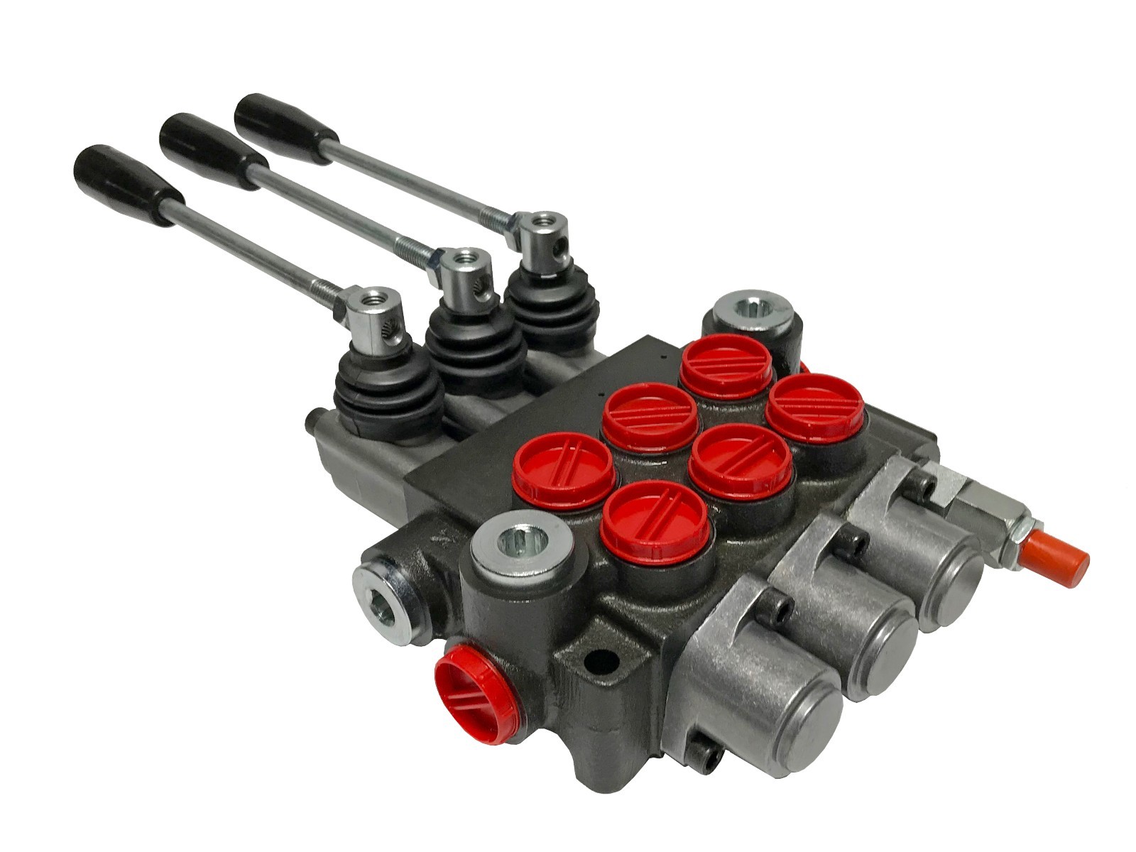 3 Spool Hydraulic Direction Control Valve Open Center 13 GPM 3600 PSI NEW!