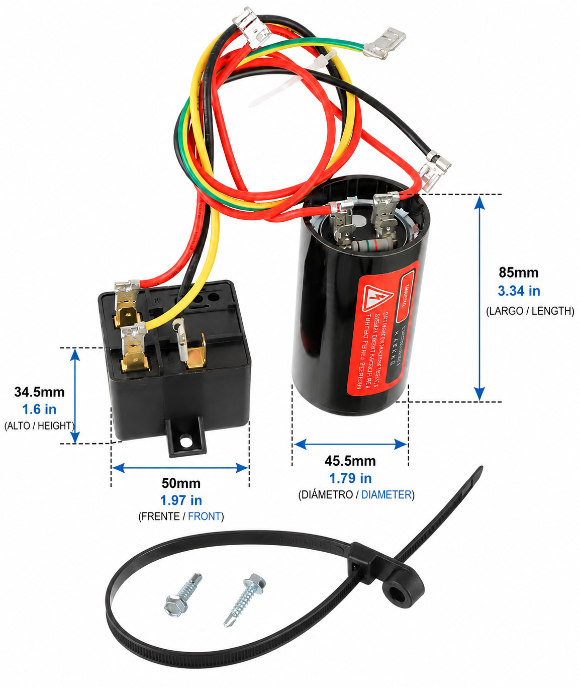 5-2-1 COMPRESSOR SAVER CSRU2 Hard Start Kit 1-2-3 Tons AC HVAC CONDENSER UNITS