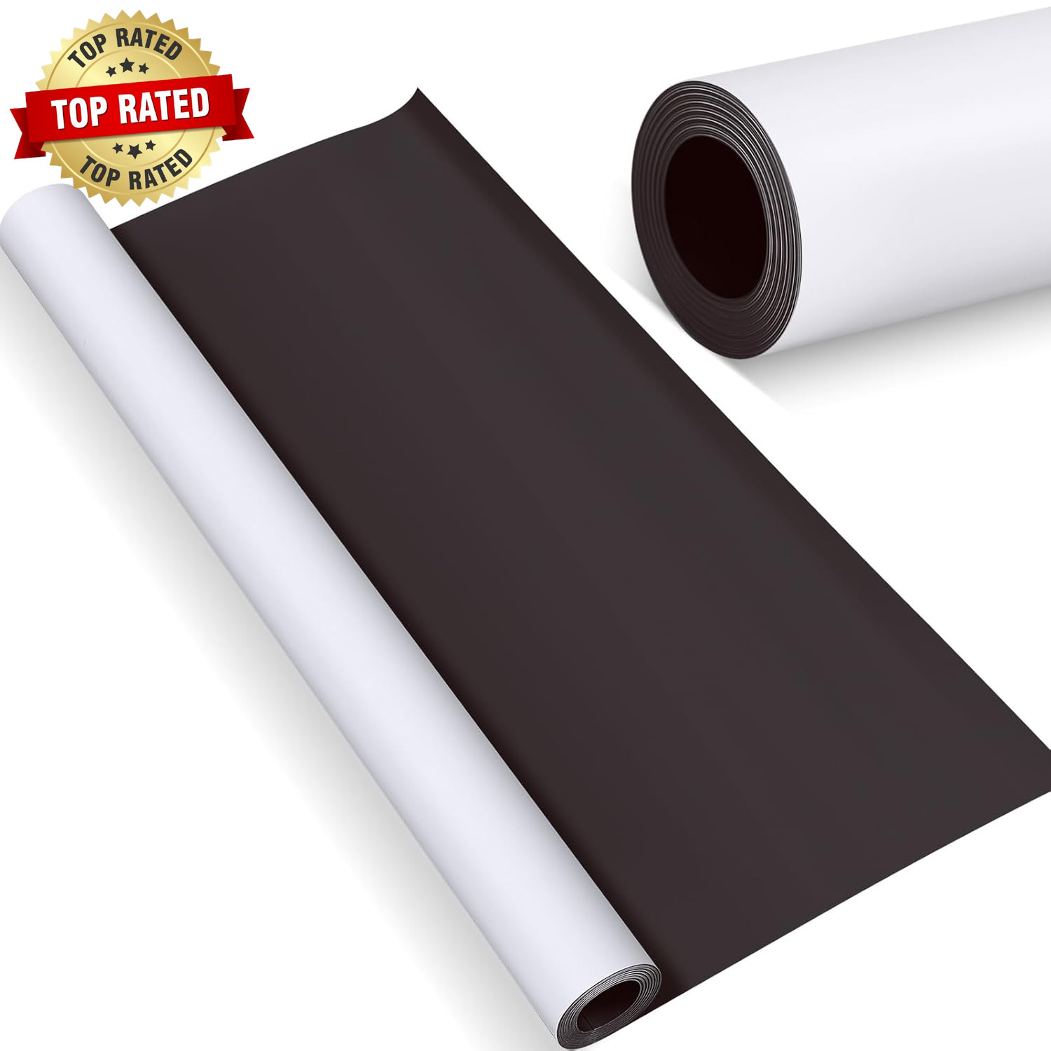 Blank White Surface Magnet Sheets 24 Inch X 10 Feet 30 Mil Magnetic Roll Printab