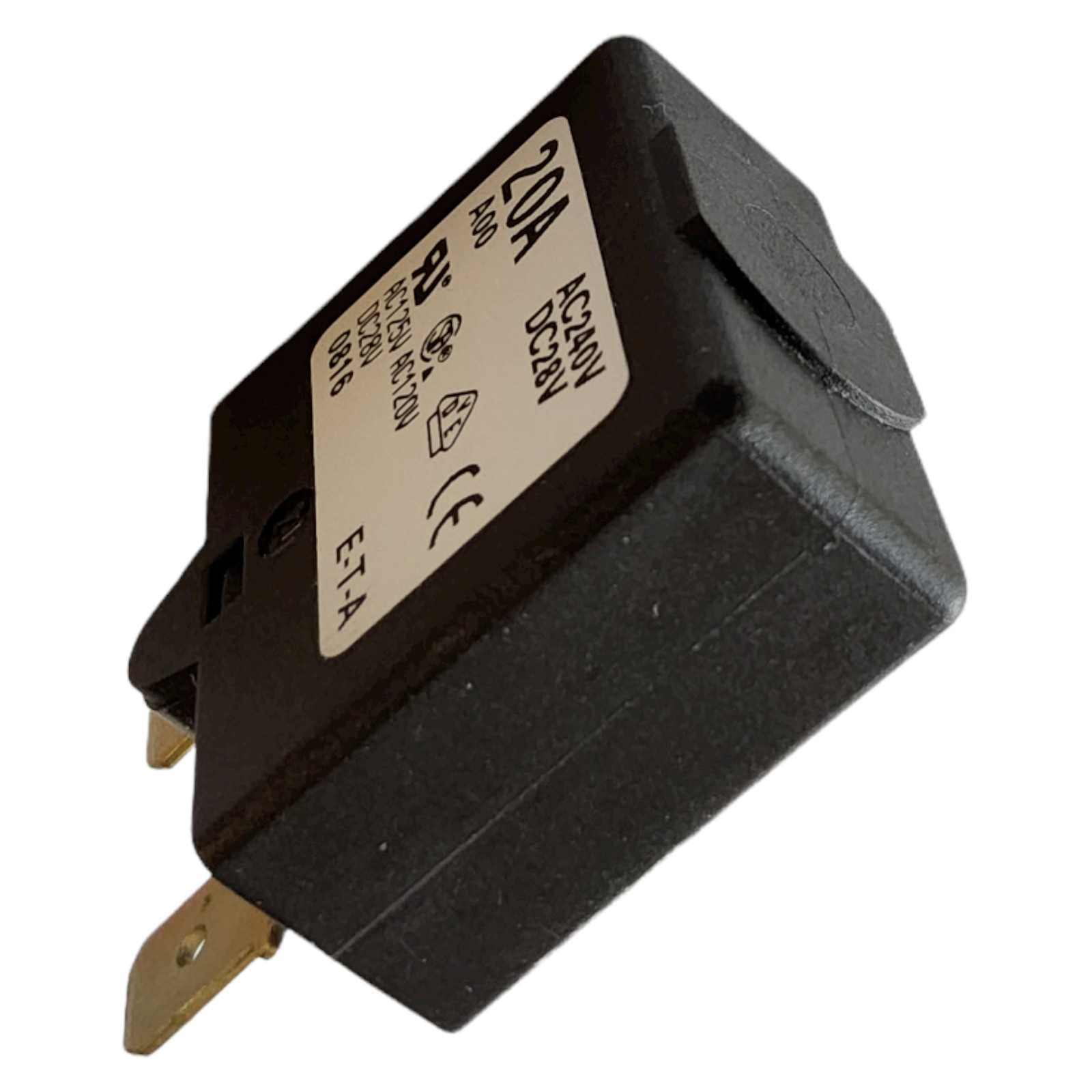 ETA Thermal Circuit Breaker, 1658 Series, 20 A, 1 Pole, Auto reset, NEW