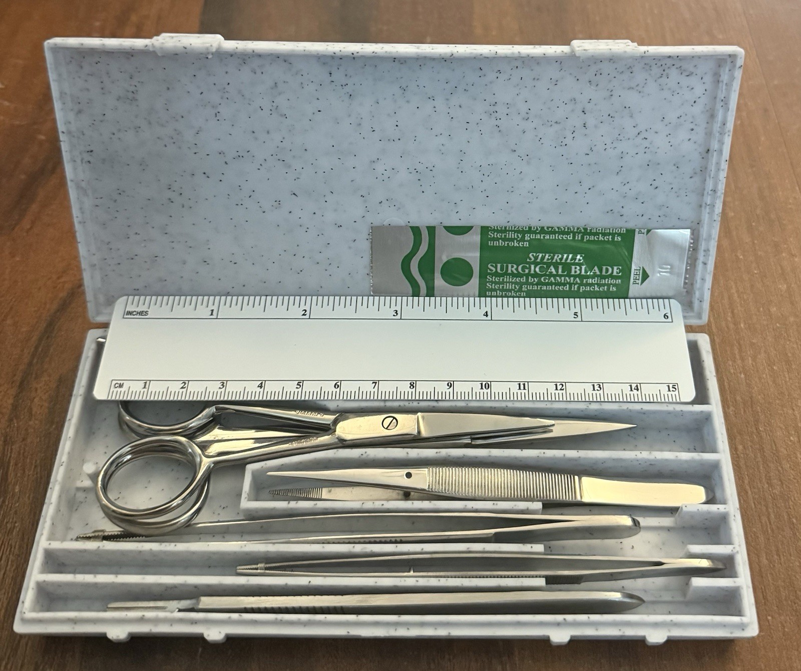 VWR 8 pc Dissecting Kit In Plasti Case 14-0776 Never Used NEW