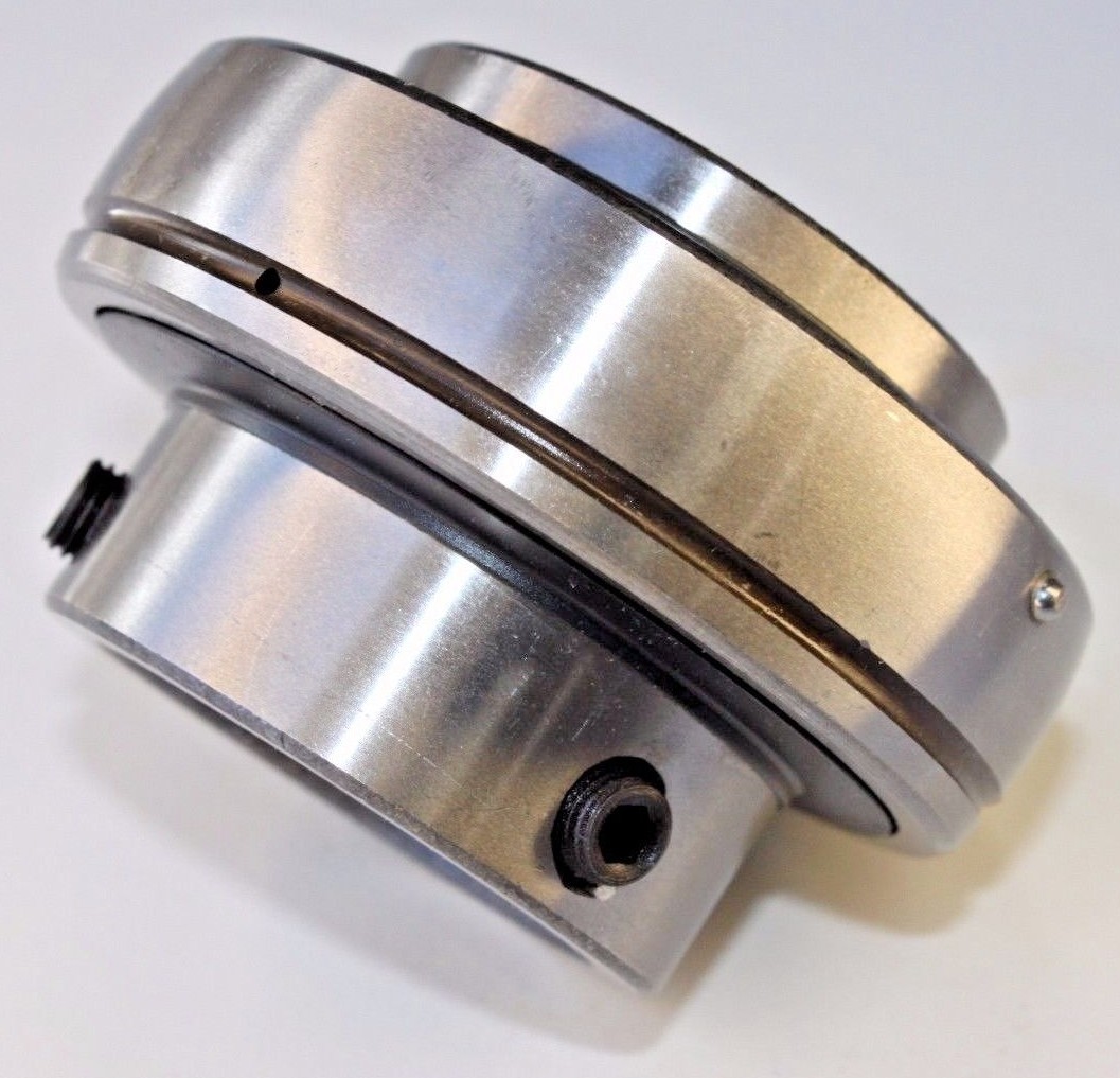 Premium UCX07-23 Insert Bearing 1-7/16″ Bore w/ Set Screws Medium Duty Re-lube