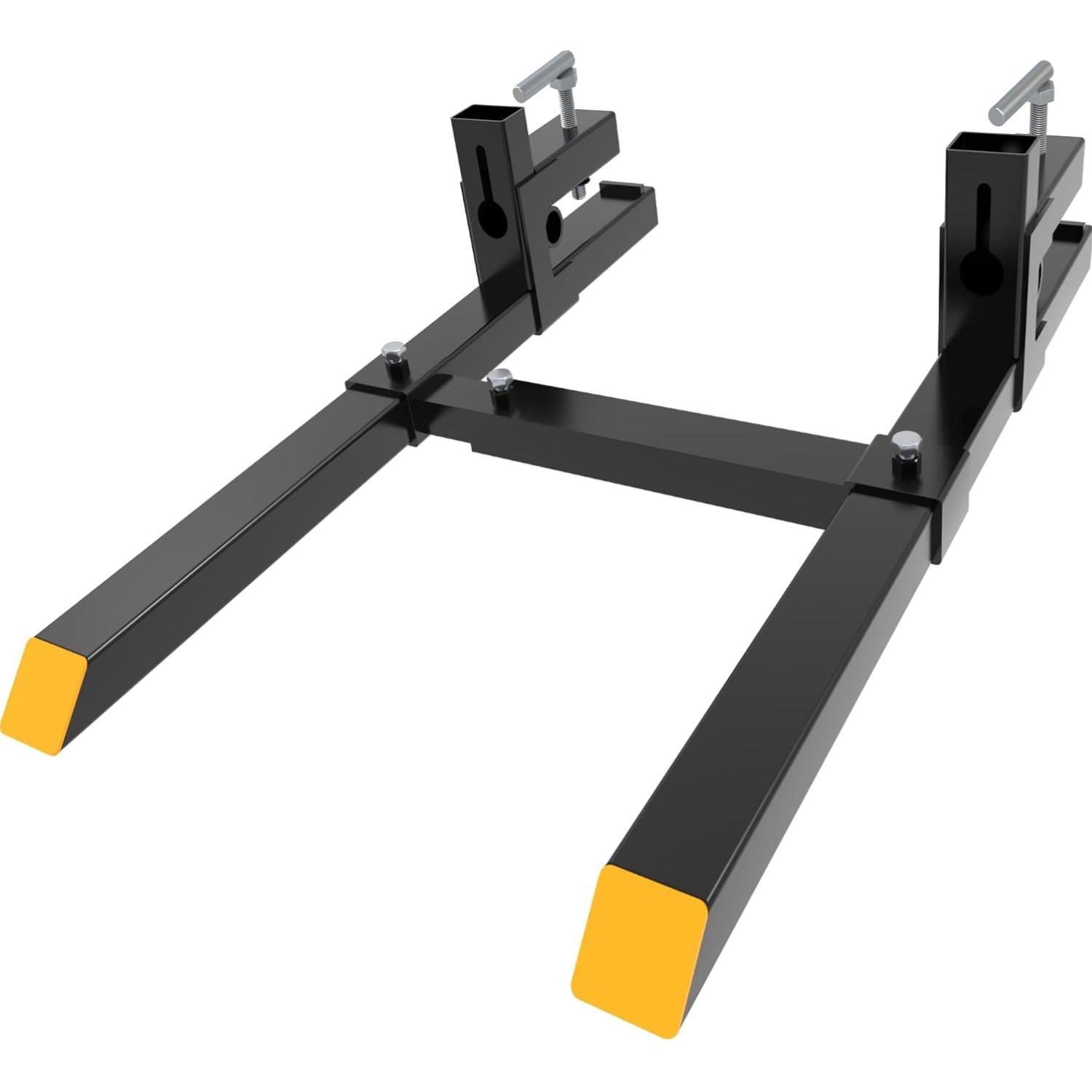 YINTATECH 60 Inch Clamp On Pallet Forks 4000 Lbs Bucket Attachment