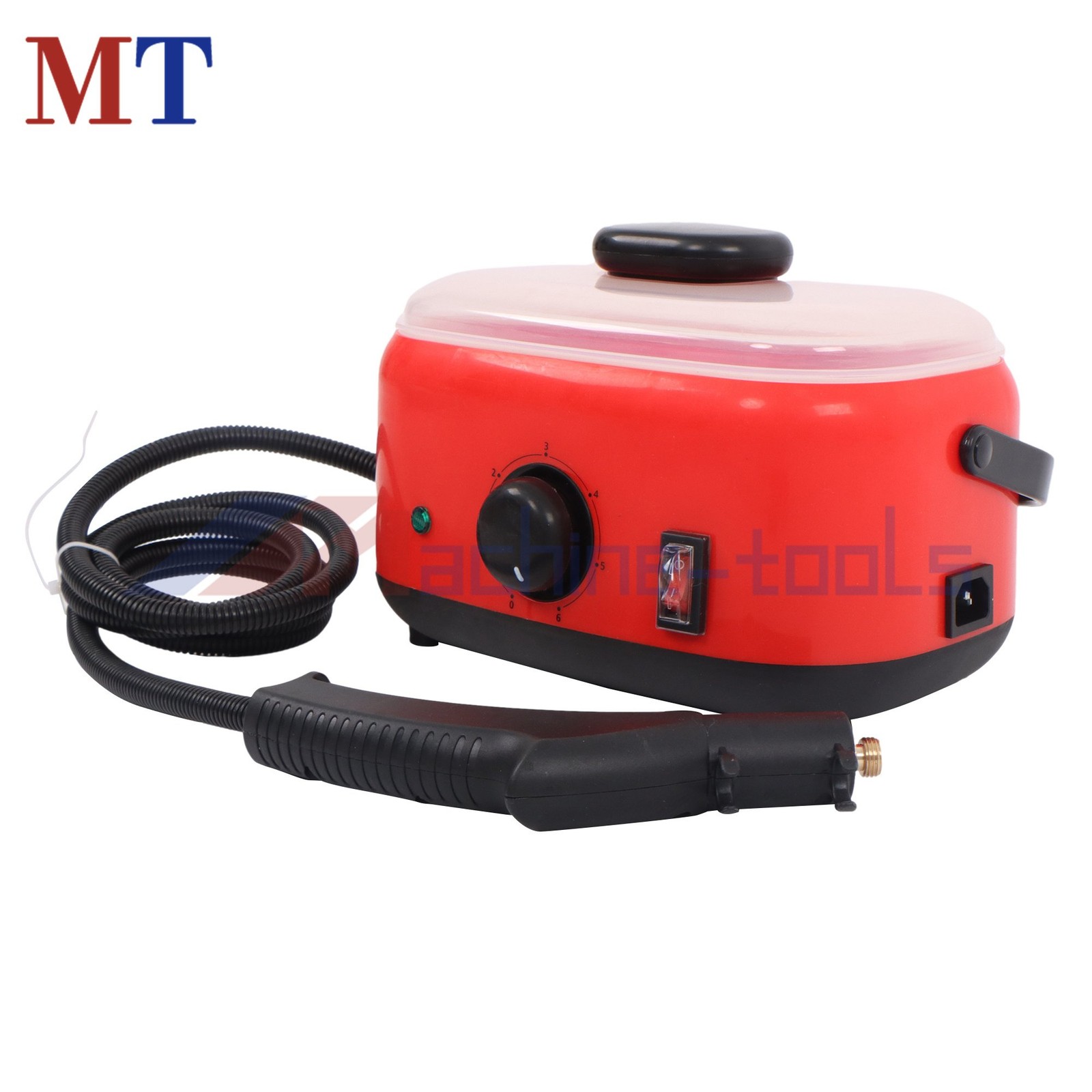 Adjustable Steam Cleaner 2500W Portable for Concrete Stains&Graffiti CleaningRed