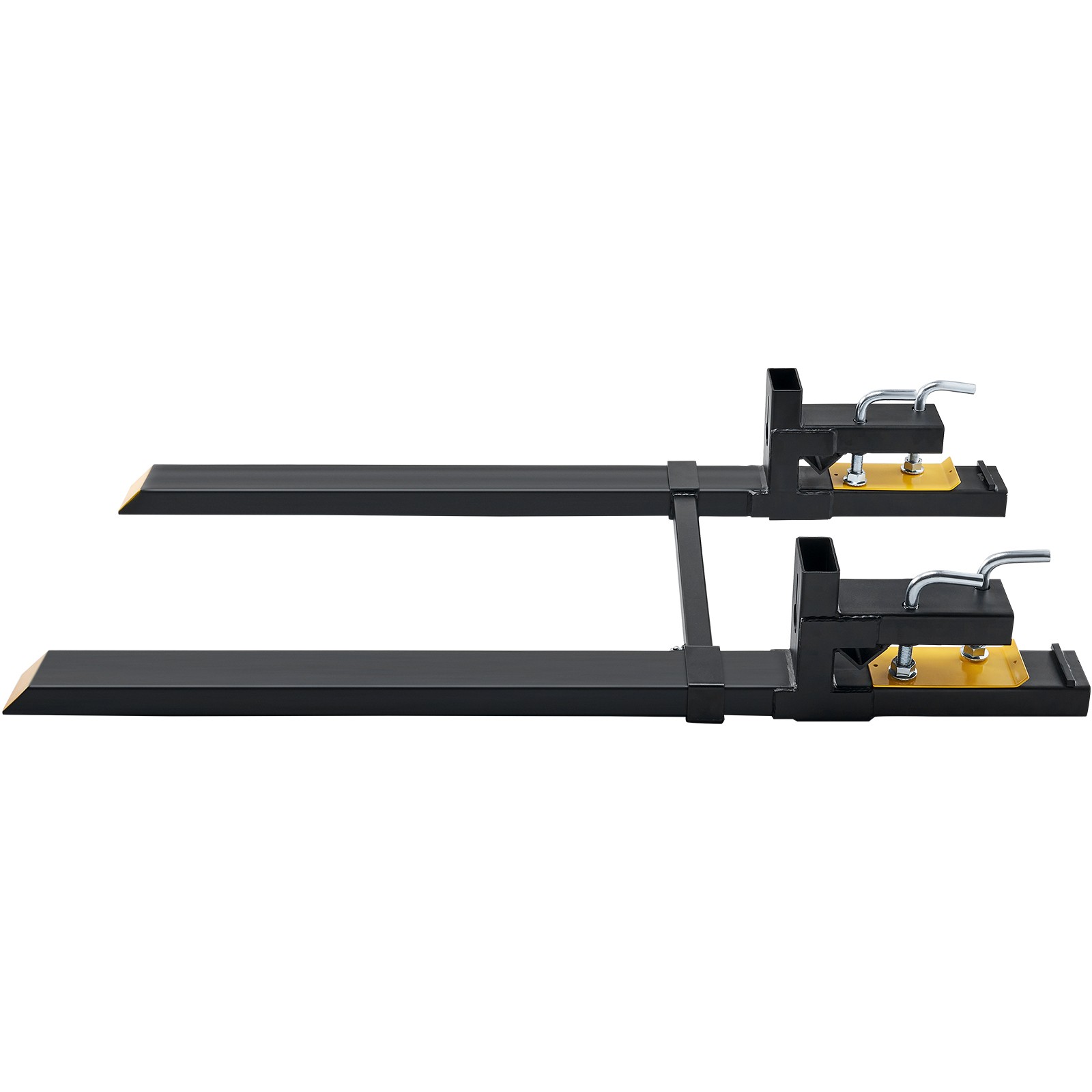 Clamp on Pallet Forks 4000 lbs Tractor Forks 60″ Adjustable Bucket Forks