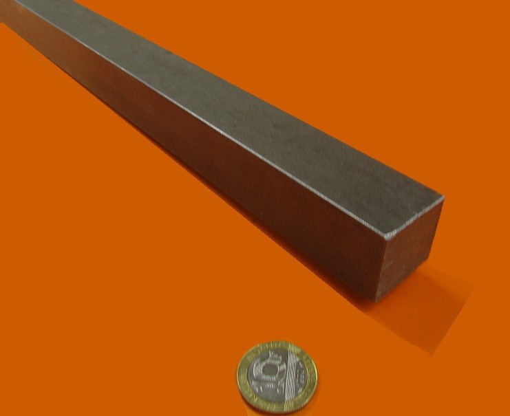 12L14 Square Carbon Steel Bars, 1 1/8″ Square x 1 Ft Length