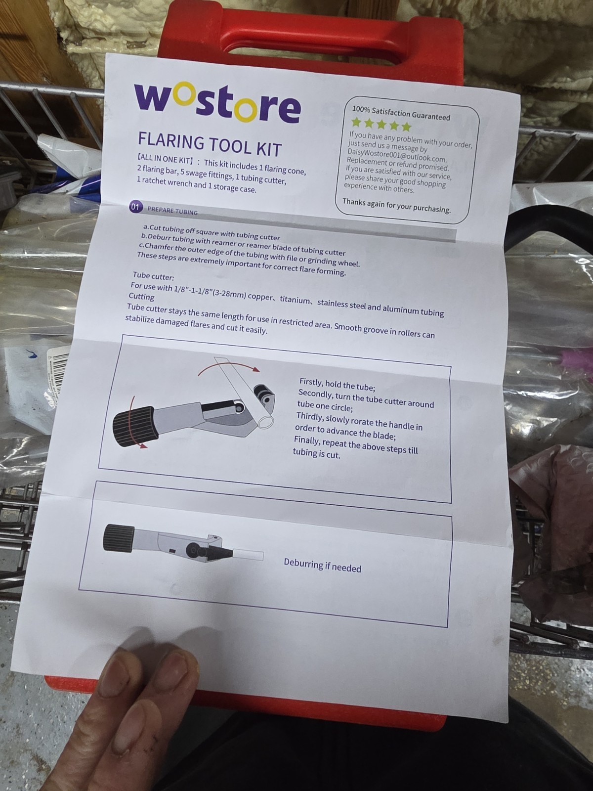 Flaring Swage Tool Kit for Copper Plastic Aluminum Pipe With Tubing Cutter & …