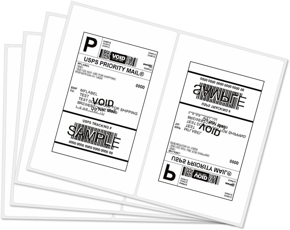 Versatile 200 Count Rounded Corner Shipping Labels – For Laser & Inkjet Use