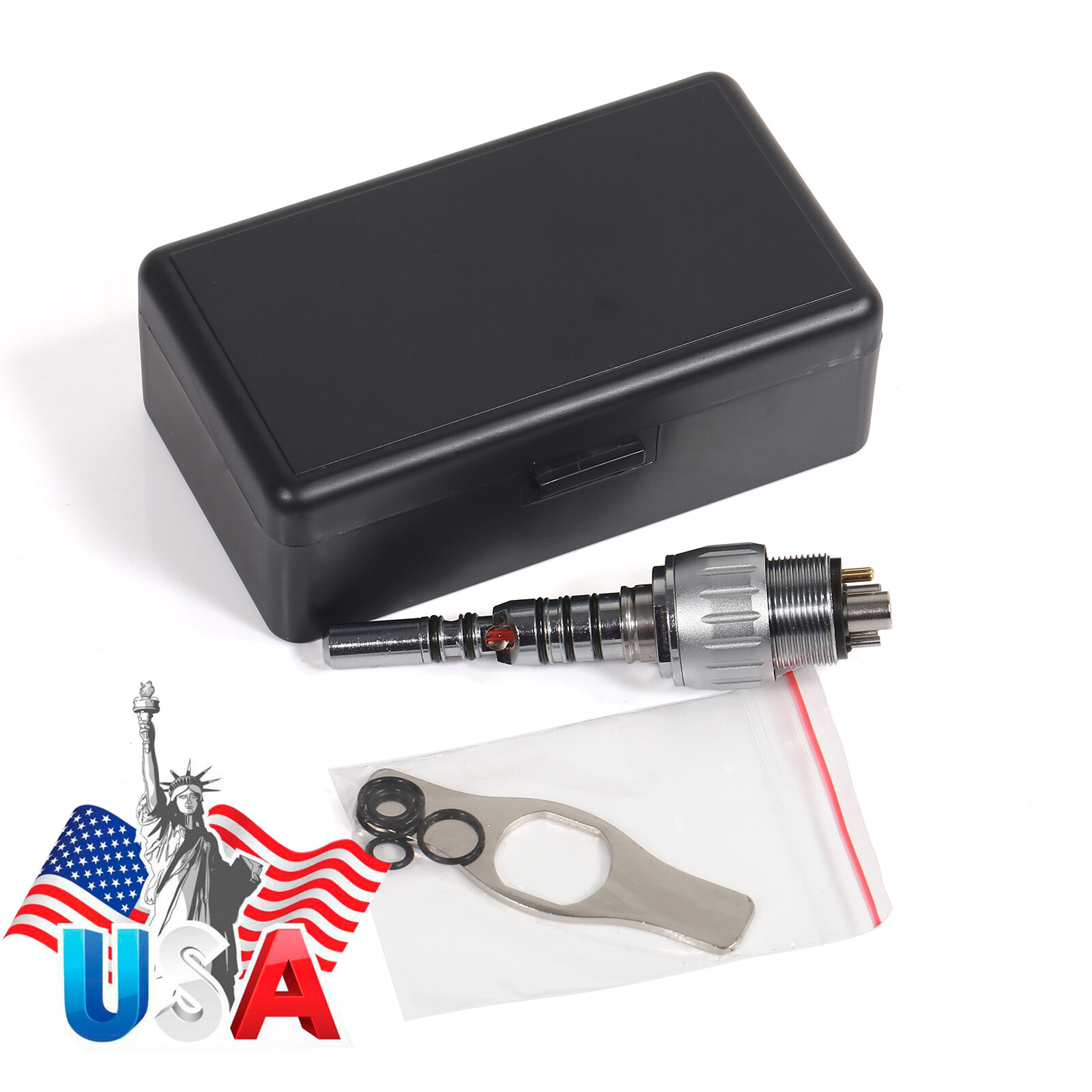 Dental LED 4 Hole/6-Hole Quick Coupler For KAVo Fiber Optic Handpiece