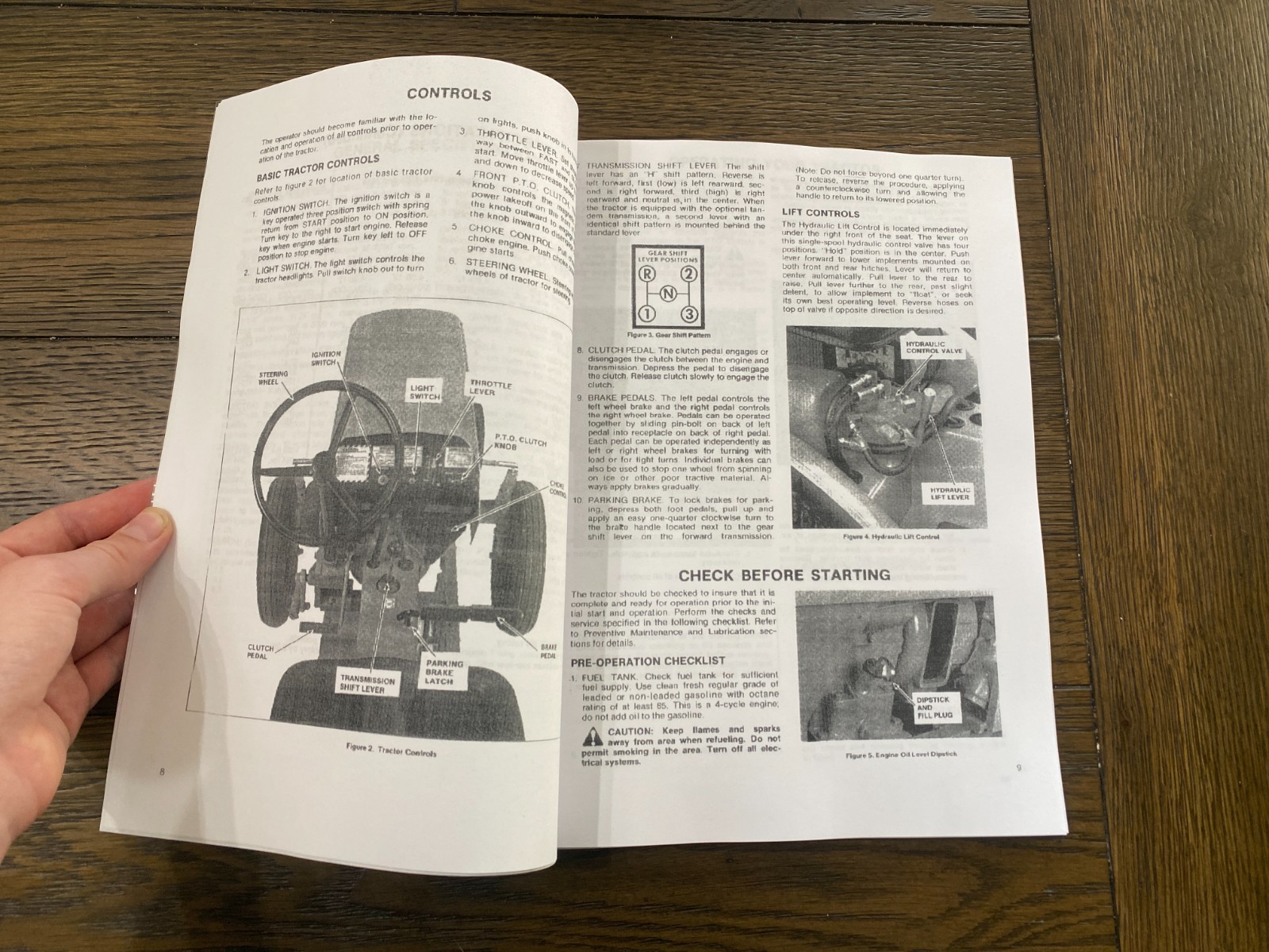 Tractor Operator Manual Power King 1614 1616, 1618, 2414, 2416, 2418 #98-7114