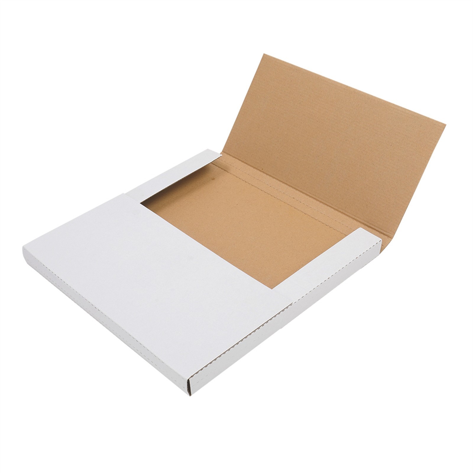 25PCS Vinyl Record Shipping Boxes 12.5″ Album Mailers Cardboard Packaging White