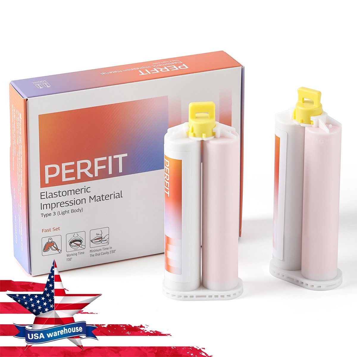 Dental Impression Mixing Dispensing Gun/Silicone Elastomeric Impression Material