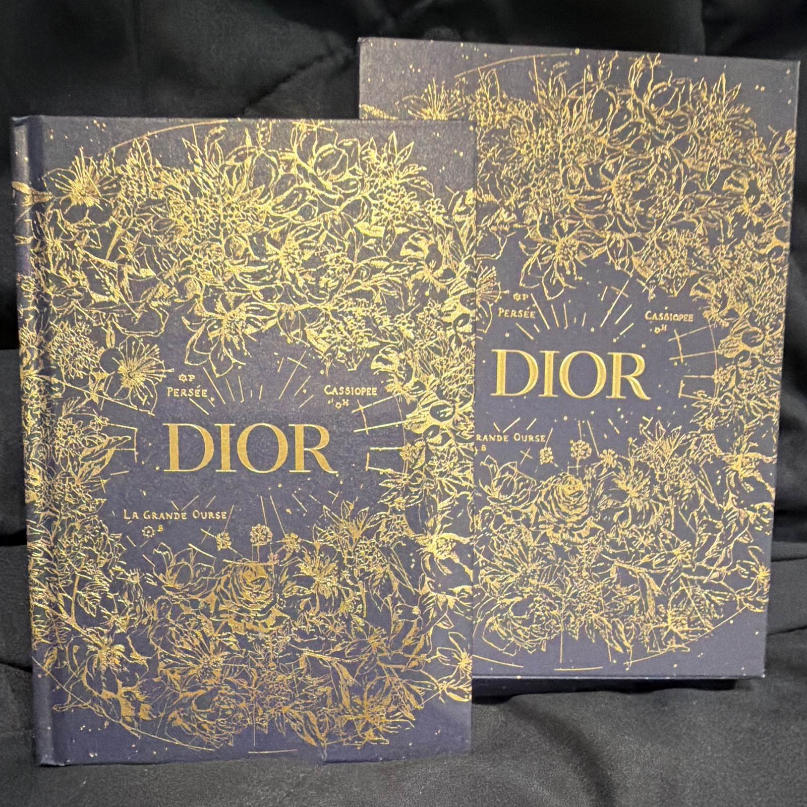 Dior La Grande Coursier Hardcover Blank Journal/Notebook Dark Blue in BOX