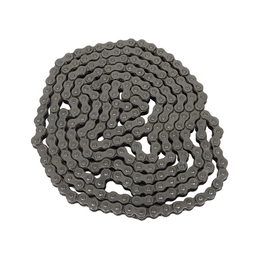 Roller Chain #40 10 Feet With 2 Connecting Links Carbon Steel Pitch Size 0.500″