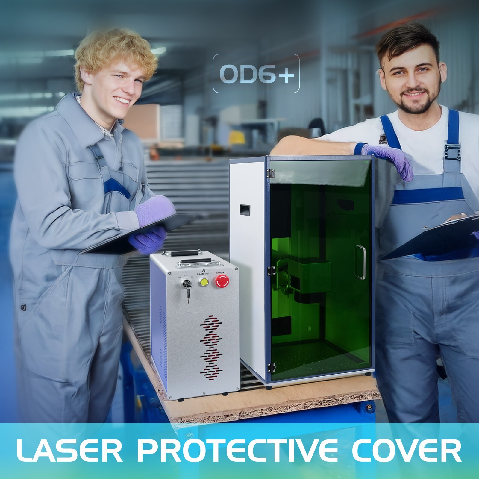 SFX Laser Protective Cover OD6+ Enclosure Safety Cover for Fiber Laser Marking