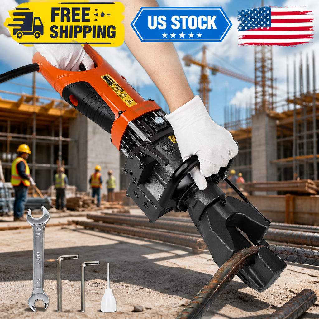 900W Electric Hydraulic Rebar Bender, in #5 16 mm Rebar Bender Tool Hand 5/8