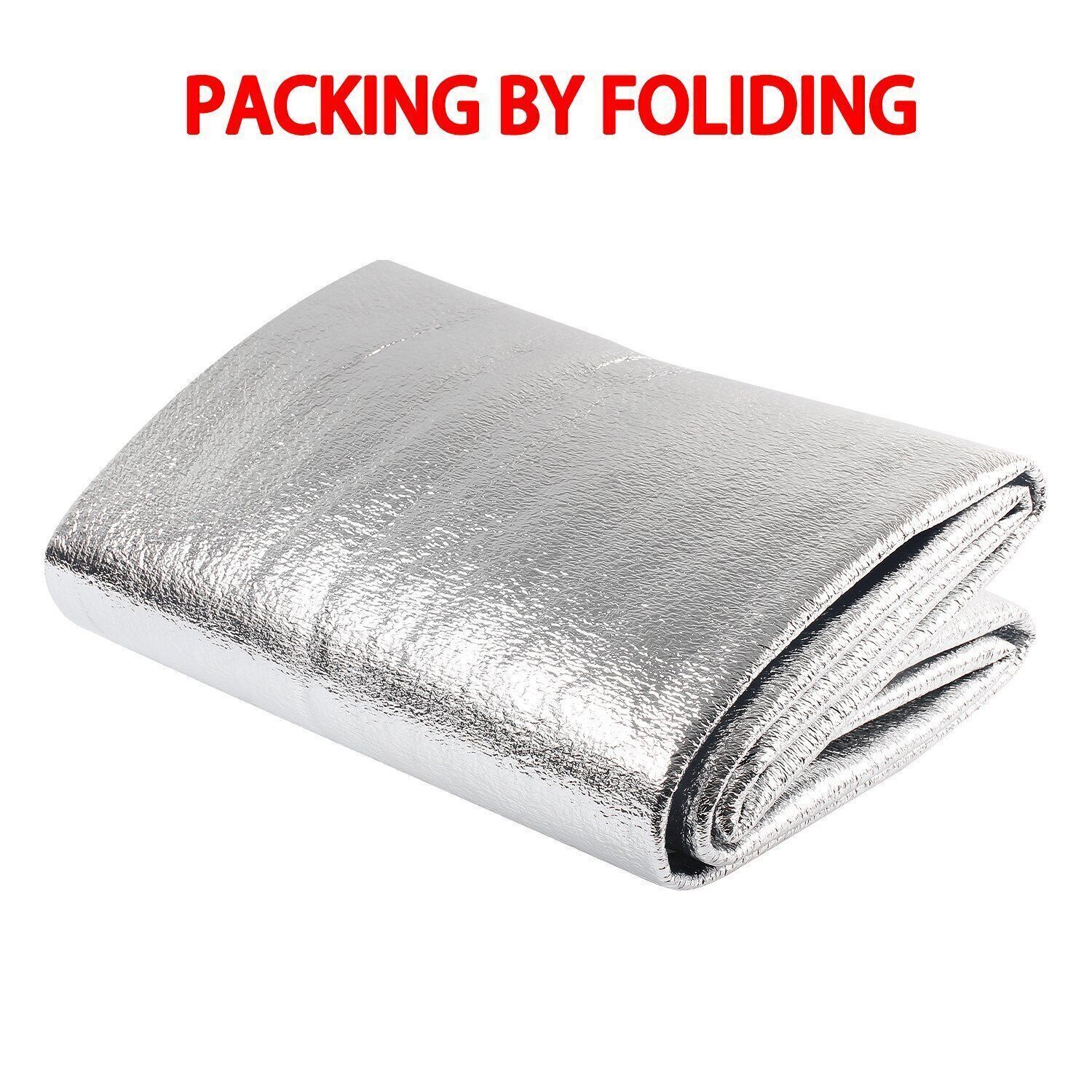 5MM Reflective Aluminum Foil Insulation Perforated Attic Roof Radiant Barrier US